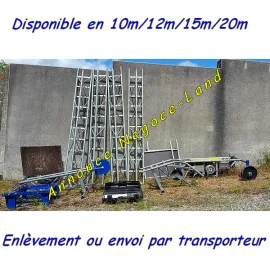 Monte tuiles Comabi Apache Edimatec Charge 150kg lève matériaux 20m max Toulouse