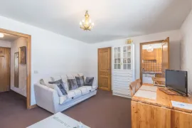 Location de vacances 3 personnes, sur la piste, piscine, Megève