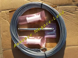 Kit de maintenance Monte charge Altrad Mont-Vit : câble de levage en 35m - 2 rouleaux guide câble - tige métallique Toulouse