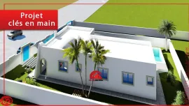 Vente UN PROJET D UNE VILLA MODERNE A HOUMT SOUK DJERBA