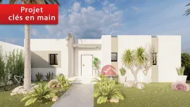 Vente UN PROJET SUR PLAN D UNE VILLA A HOUMT SOUK DJERBA