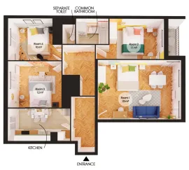 Colocation Grande chambre de 11 m² - SDN02