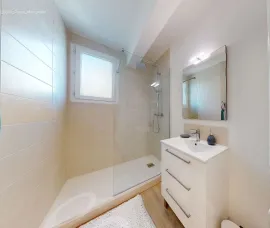 Location T2 meublé 50m² traversant avec jardin + balcon
