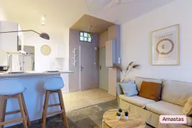 Location T1bis meublé avec balcon quartier Gambetta