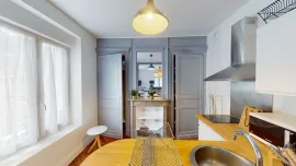 Location Studio meublé et rénové secteur Gambetta à Lille - 159462