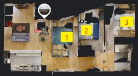 Colocation Appartement en colocation - 3 chambres disponibles