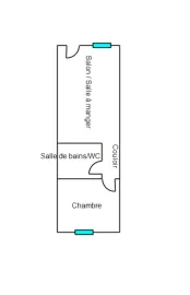 Location Appartement T2 30 m2 Centre ville Castillon la bataille