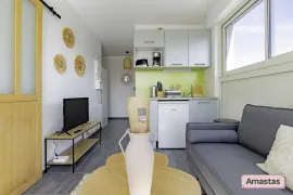 Location T1bis meublé avec terrasse et pkg à Rangueil