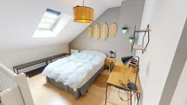 Location Appartement meublé lumineux duplex T1 bis