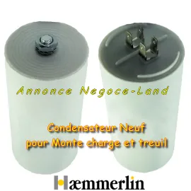 Vaisselle et art de la table Condensateur pour Haemmerlin monte tuiles - monte matériaux - lève charge et treuil (Neuf)
