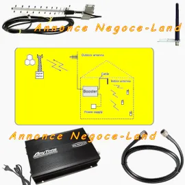 Voiture AnyTone AT-6200W - Amplificateur de signal mobile - 3G/GSM/DCS/PCS/UMTS/W-CDMA