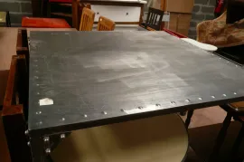 Meubles Table haute grise, neuve