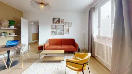 Colocation de 3 chambres dans un appartement meublé et rénové avec goût à Lyon 8 Lyon