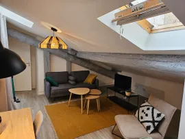 Location Appartement de 2 pièces entièrement meublé et rénové à Lyon 7