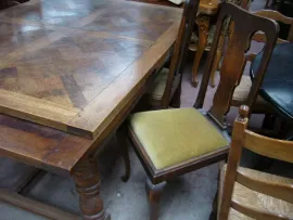 Meubles Table rectangulaire et 4 chaises, promotion