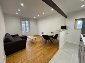 Location F2 meublé rénové