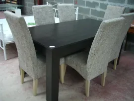 Meubles Table Wengé et 6 chaises, promotion
