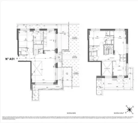 Vente Superbe T5 124m terrasse 60m² Paris 15 NEUF VEFA