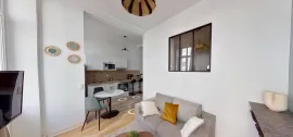 Location Grand studio meublé avec coin nuit - Saint Seurin