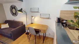 Location Superbe appartement meublé 1 pièce avec mezzanine a 10 min du centre ville de Lille - 1591041