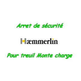Décoration Pour monte charge lève tuile Haemmerlin (arrêt de sécurité)