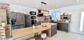 Vente Magnifique Maison Moderne de Plain-Pied avec Piscine