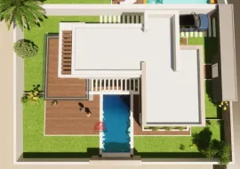 Vente VILLA AVEC PISCINE À MEZRAYA DJERBA - RÉF V620