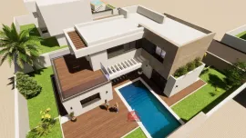 Vente VILLA AVEC PISCINE À MEZRAYA DJERBA - RÉF V620
