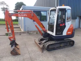 Matériel BTP Kubota KX61-3, 2013, 2,5T