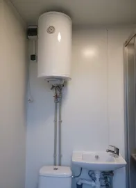 Bricolage Conteneur Sanitaire WC Douche avec Chaudière