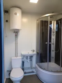 Bricolage Conteneur Sanitaire WC Douche avec Chaudière
