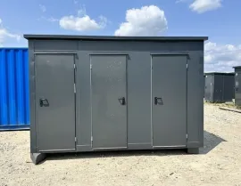 Conteneur Sanitaire 3 Cabines : WC, Urinoir Paris 2e