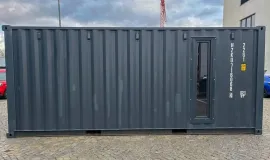 Bricolage Conteneur Maritime 20' avec Portes Sectionnelles