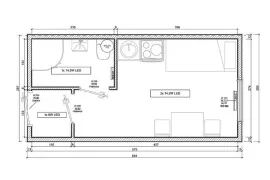 Vente Conteneur d'habitation (18 m²)
