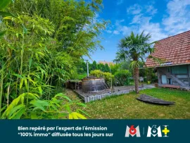 Vente Maison d’artiste avec piscine naturelle, sauna et dépendance – 12 ares – Algolsheim