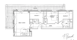 Vente Dernier étage familial 4 pièces avec terrasse !