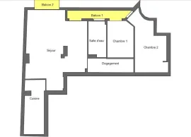 Vente Appartement 3 pieces a vendre Nice Promenade des anglais au calme avec VUE MER