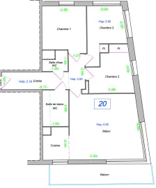Vente Appartement 4 pièces avec balcon - Saint-Ouen