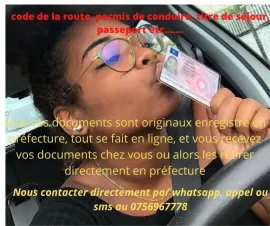 code de la route, permis de conduire, titre de séj Paris 18e