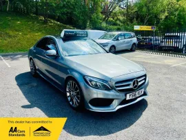 Mercedes-Benz C-Class 2.1 C220d AMG Line (Premium Plus) Saloon 4dr Diesel 7G-Tronic+ Euro 6 (s/s) (170 ps) MOT 9/26 FSH ULEZ AUTO LEATHER Manchester
