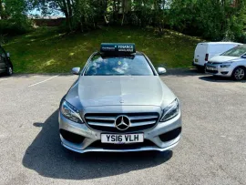 Voiture Mercedes-Benz C-Class 2.1 C220d AMG Line (Premium Plus) Saloon 4dr Diesel 7G-Tronic+ Euro 6 (s/s) (170 ps) MOT 9/26 FSH ULEZ AUTO LEATHER