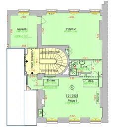 Vente Appartement 3 pièces traversant - Paris 8e