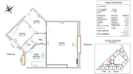 Vente GRAND STUDIO SUR COUR