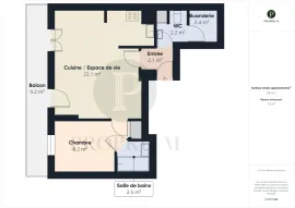 Viager Investissement : balcon, cave, parking avec 52 % de décote à Saint-Ouen Mairie !