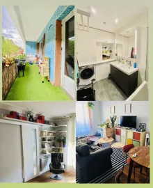 Location Beau 4P meublé et rénové 62m² avec jardin