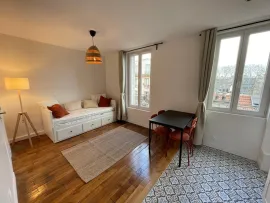 Beau studio meublé de 19,5m² calme sans vis à vis Asnières-sur-Seine