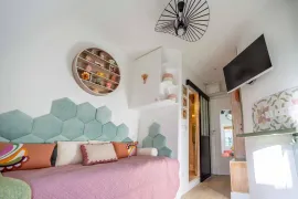 Location Studette Cosy/High-tech – 11 m² – Plaine Monceau