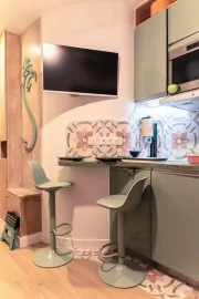 Location Studette Cosy/High-tech – 11 m² – Plaine Monceau