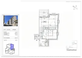 Vente Appartement  - Appartement  - 2 pièces  - 43.8 m²