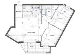 Vente Appartement  - Appartement  - 3 pièces  - 62.93 m²